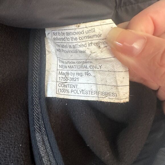 Lululemon Sweet Life Soot Black & Gray Stripe Biker Jacket Water Repel 4 - Picture 13 of 15